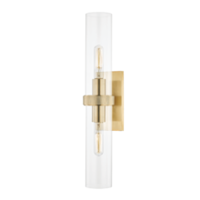 Hudson Valley 5302-AGB - 2 LIGHT WALL SCONCE