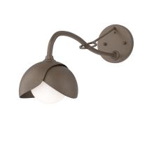 Hubbardton Forge 201377-SKT-05-05-GG0711 - Brooklyn 1-Light Double Shade Long-Arm Sconce