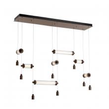 Hubbardton Forge 139101-LED-STND-05-ZM0696 - Libra 7-Light Double Linear LED Pendant